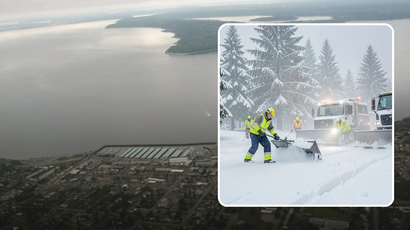 Snow Squall Response in Des Moines, King County, WA - We respond to sudden, intense snow squalls that drop visibility and dump quick accumulation across your property.