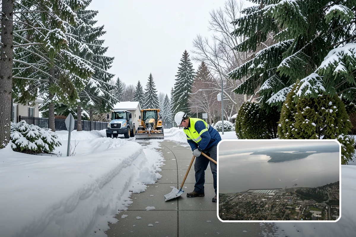 Snow Squall Response in Des Moines, King County, WA - Standby readiness during convergence-zone squall alerts specific to our region