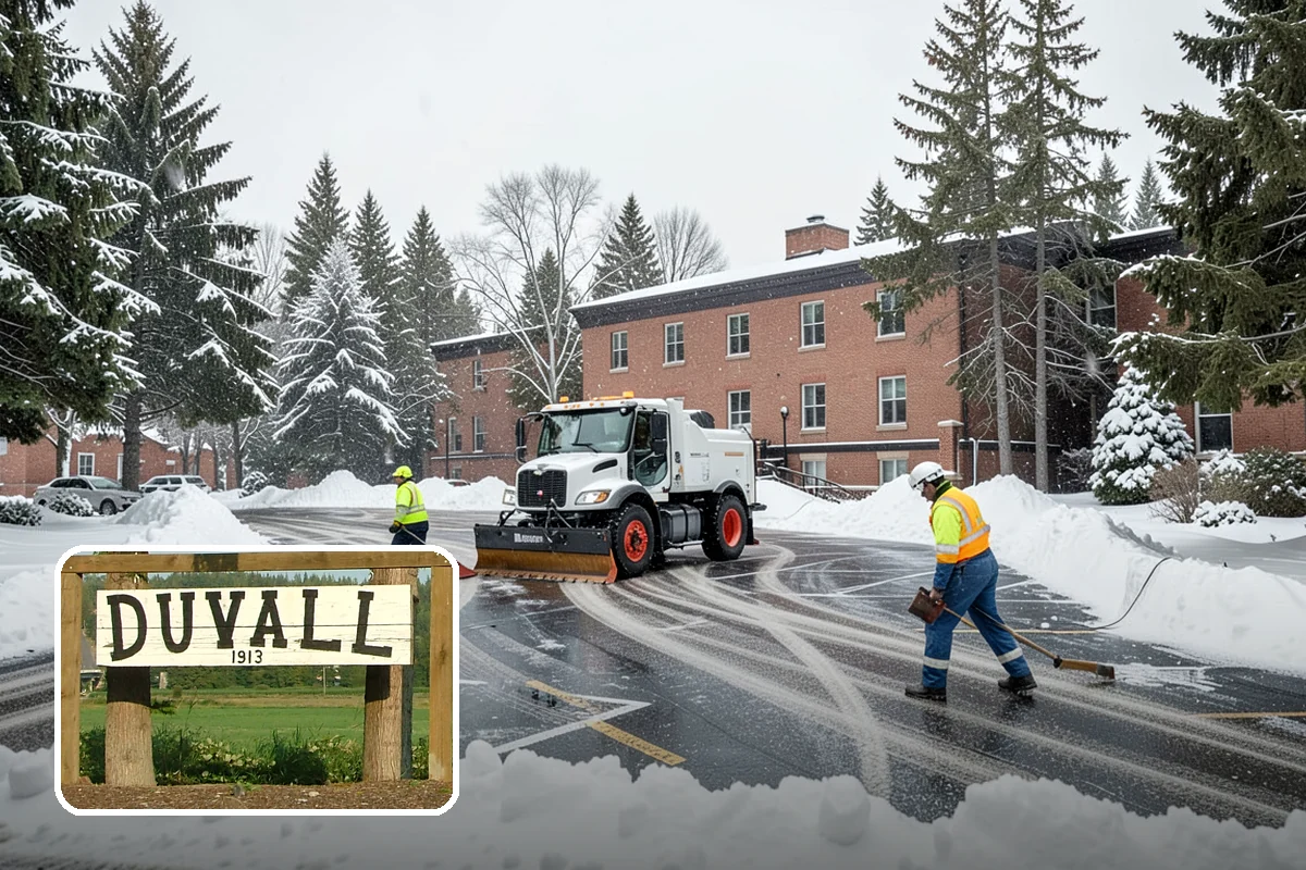 Snow Squall Response in Duvall, King County, WA - Standby readiness during convergence-zone squall alerts specific to our region