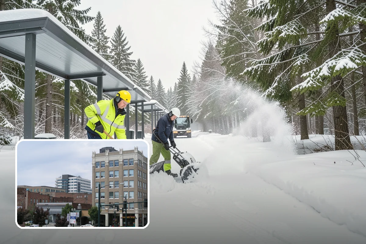 Snow Squall Response in Everett, Snohomish County, WA - Standby readiness during convergence-zone squall alerts specific to our region