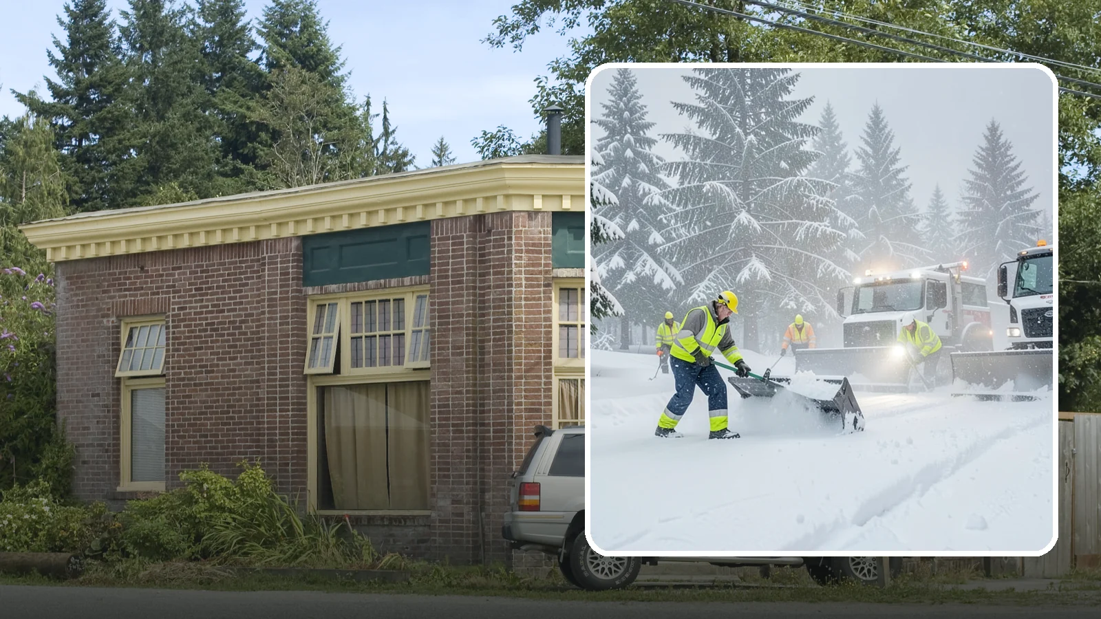 Snow Squall Response in Hamilton, Skagit County, WA - We respond to sudden, intense snow squalls that drop visibility and dump quick accumulation across your property.