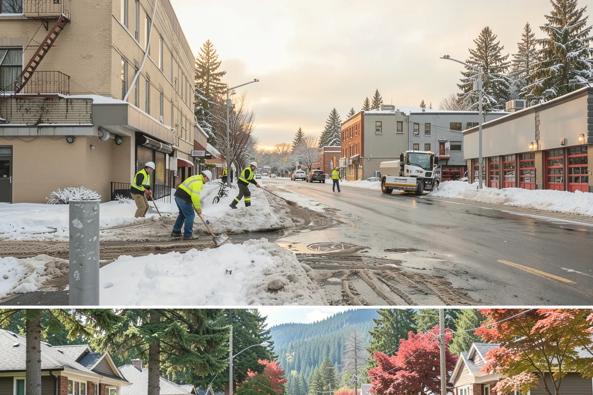 Snow Squall Response in Hunts Point, King County, WA - Snow squall response is most active from December through February when unstable post-frontal air drives Puget Sound...