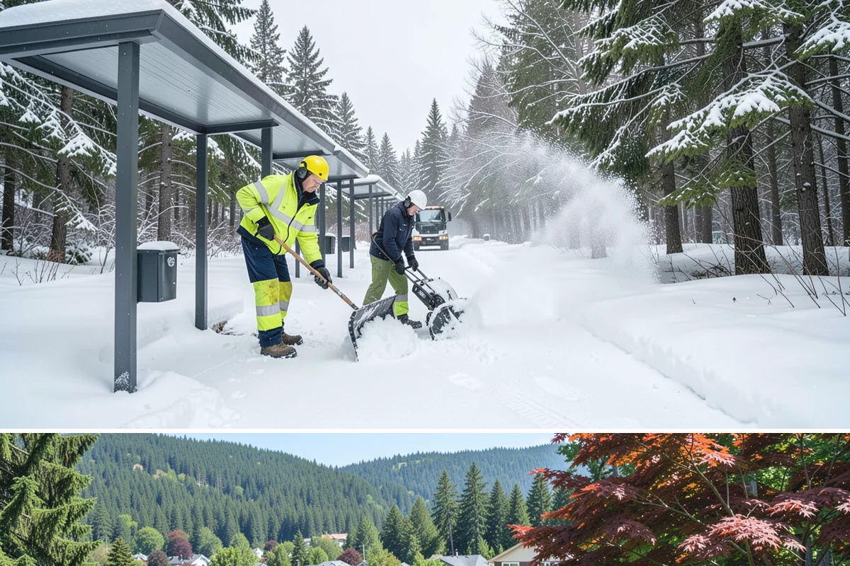 Snow Squall Response in Index, Snohomish County, WA - Snow squall response is most active from December through February when unstable post-frontal air drives Puget Sound...