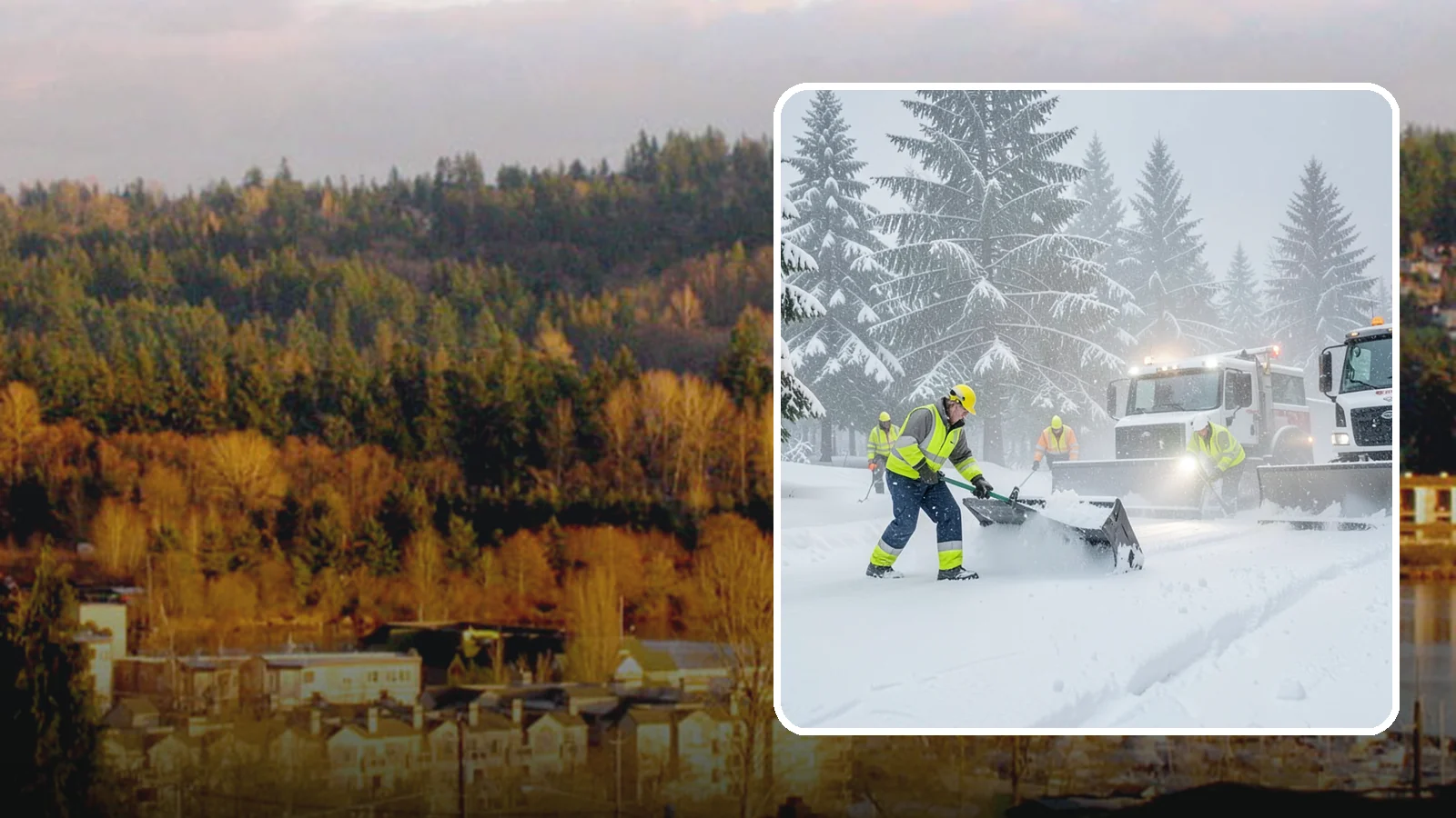 Snow Squall Response in Kenmore, King County, WA - We respond to sudden, intense snow squalls that drop visibility and dump quick accumulation across your property.