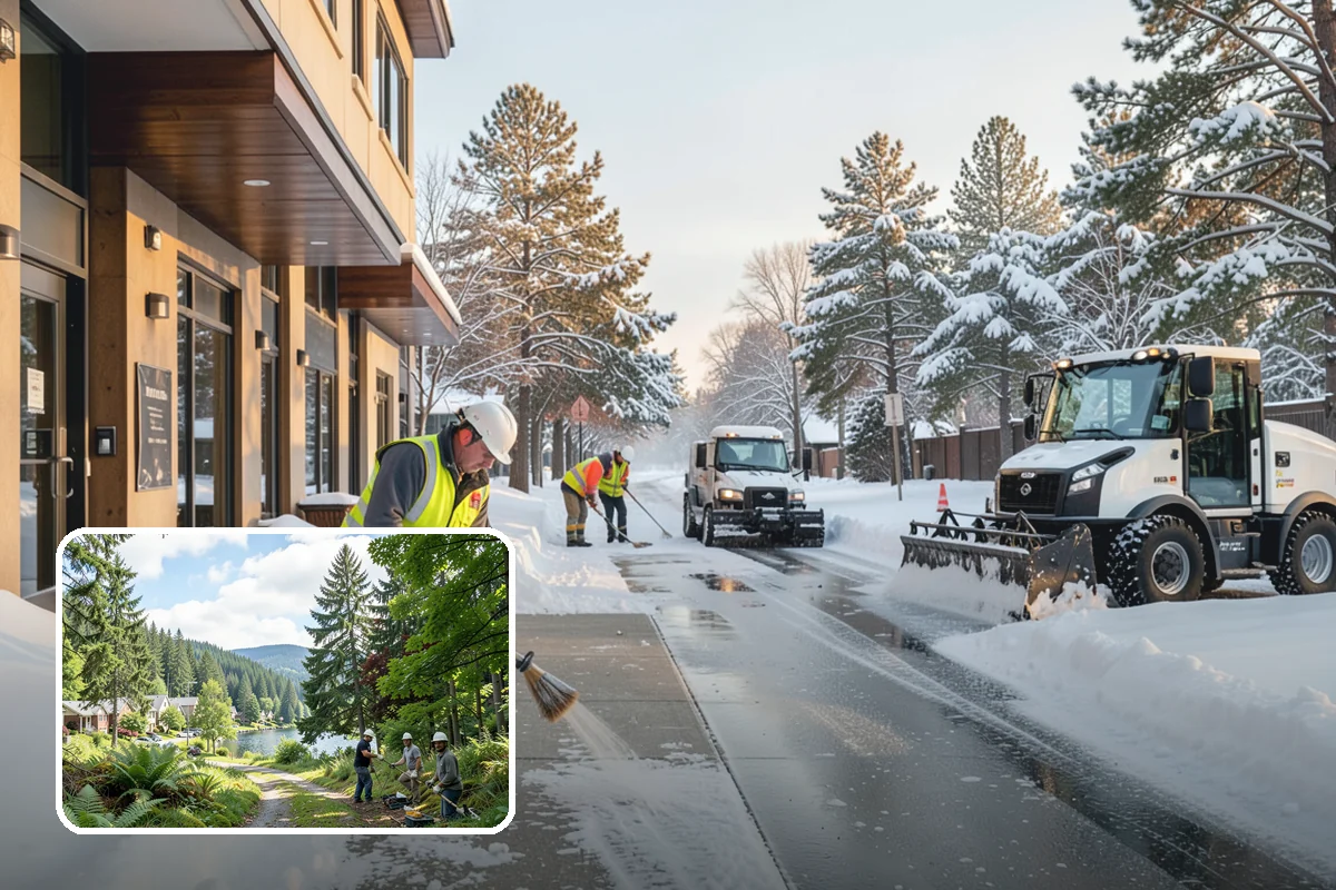 Snow Squall Response in Lake Forest Park, King County, WA - Standby readiness during convergence-zone squall alerts specific to our region