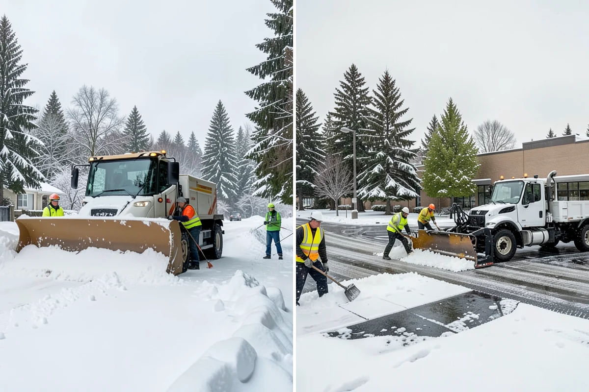 Snow Squall Response in Lake Forest Park, King County, WA - Watch convergence-zone and squall-line radar during unstable air masses