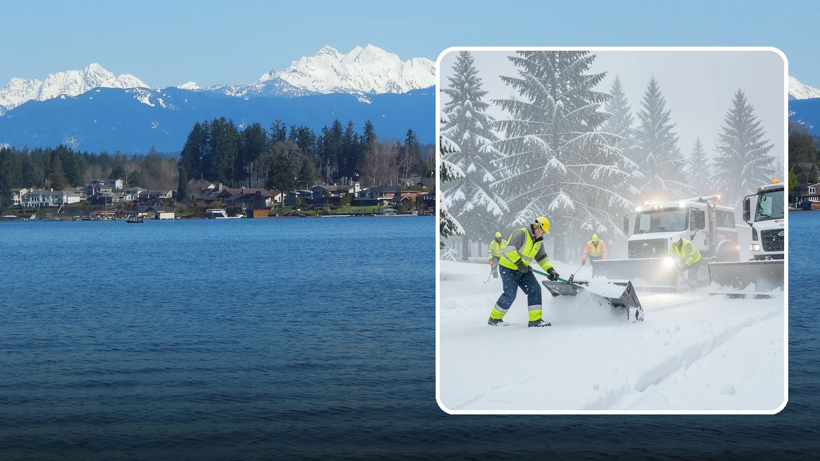 Snow Squall Response in Lake Stevens, Snohomish County, WA - We respond to sudden, intense snow squalls that drop visibility and dump quick accumulation across your property.