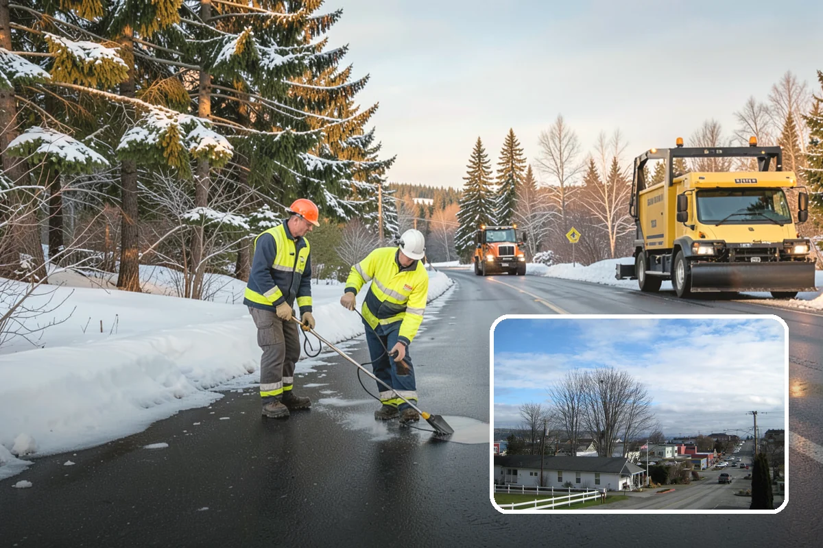 Snow Squall Response in Langley, Island County, WA - Standby readiness during convergence-zone squall alerts specific to our region