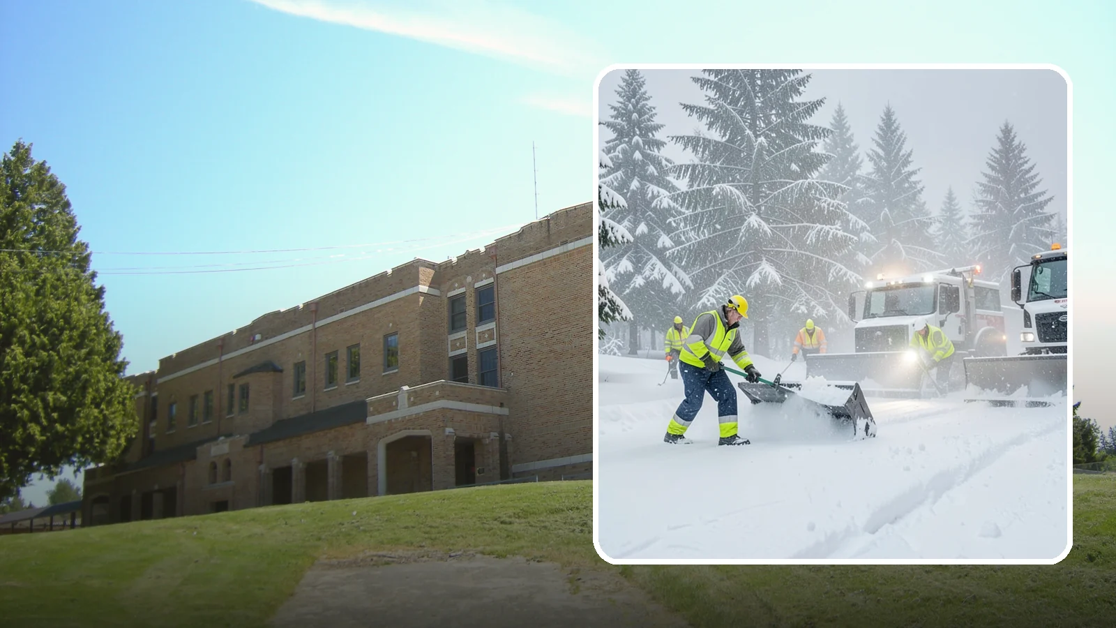 Snow Squall Response in Maple Valley, King County, WA - We respond to sudden, intense snow squalls that drop visibility and dump quick accumulation across your property.