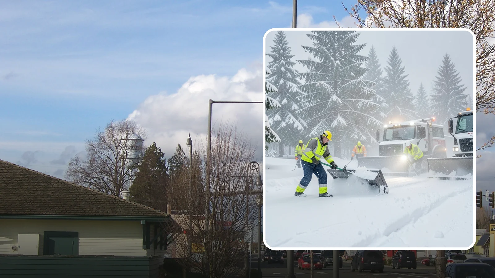 Snow Squall Response in Marysville, Snohomish County, WA - We respond to sudden, intense snow squalls that drop visibility and dump quick accumulation across your property.