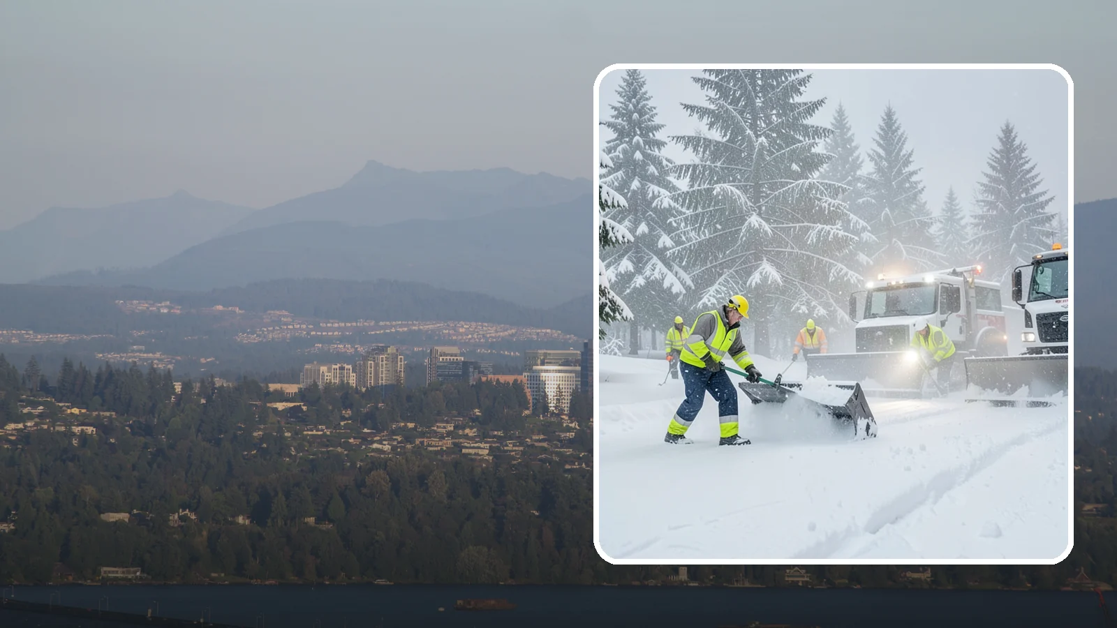 Snow Squall Response in Medina, King County, WA - We respond to sudden, intense snow squalls that drop visibility and dump quick accumulation across your property.