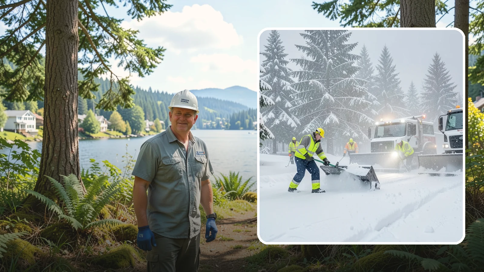 Snow Squall Response in Milton, King County, WA - We respond to sudden, intense snow squalls that drop visibility and dump quick accumulation across your property.