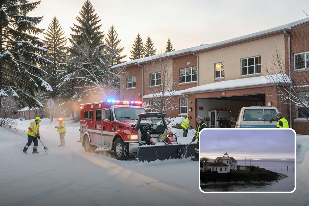 Snow Squall Response in Mukilteo, Snohomish County, WA - Standby readiness during convergence-zone squall alerts specific to our region
