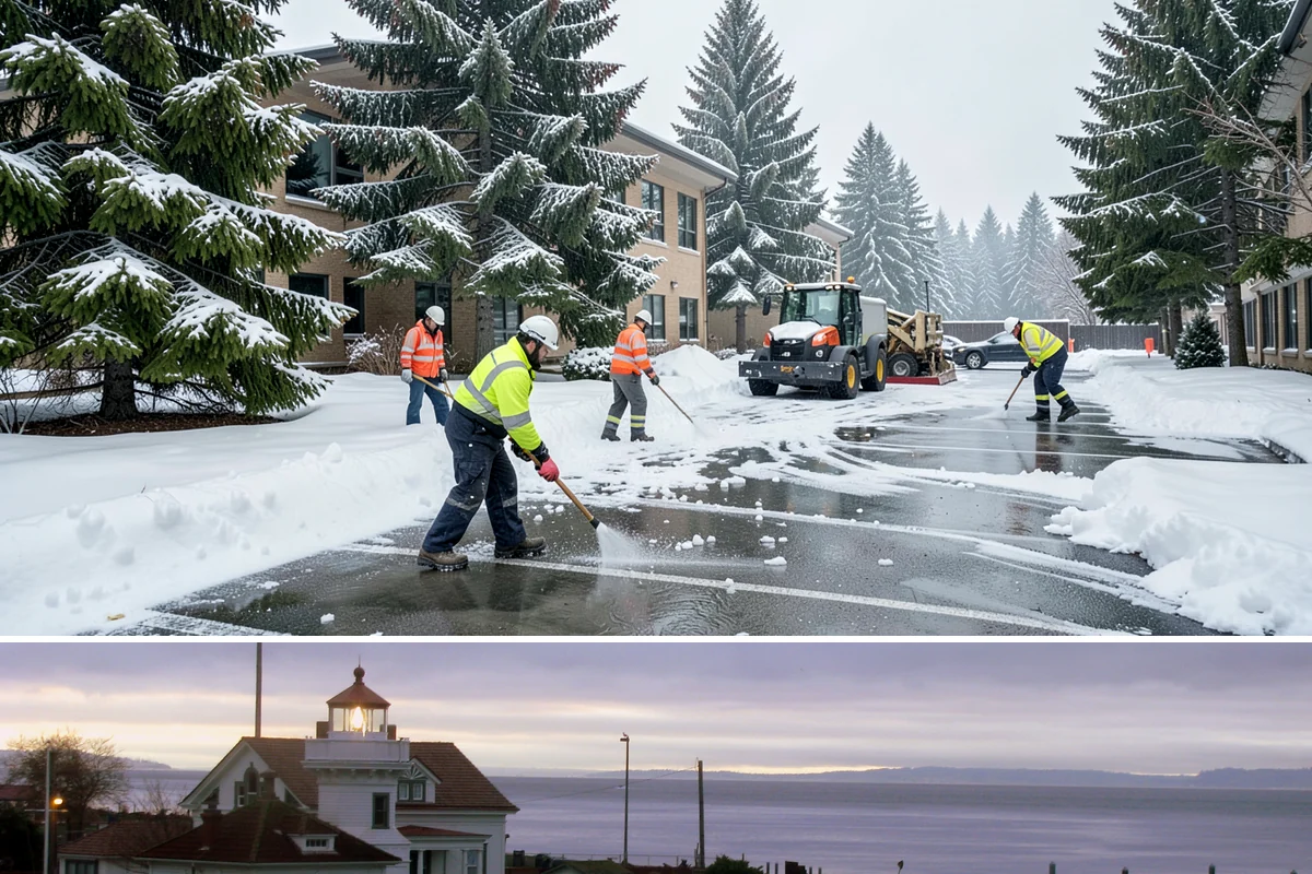 Snow Squall Response in Mukilteo, Snohomish County, WA - Snow squall response is most active from December through February when unstable post-frontal air drives Puget Sound...