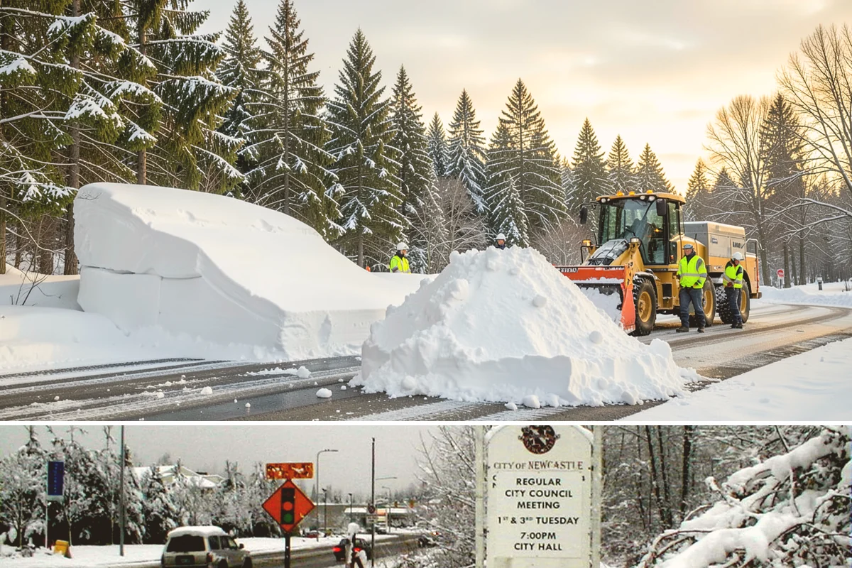Snow Squall Response in Newcastle, King County, WA - Snow squall response is most active from December through February when unstable post-frontal air drives Puget Sound...