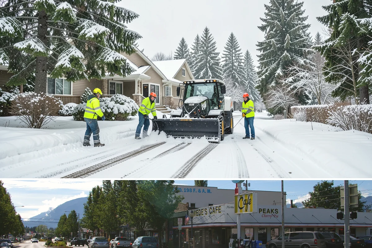 Snow Squall Response in North Bend, King County, WA - Snow squall response is most active from December through February when unstable post-frontal air drives Puget Sound...