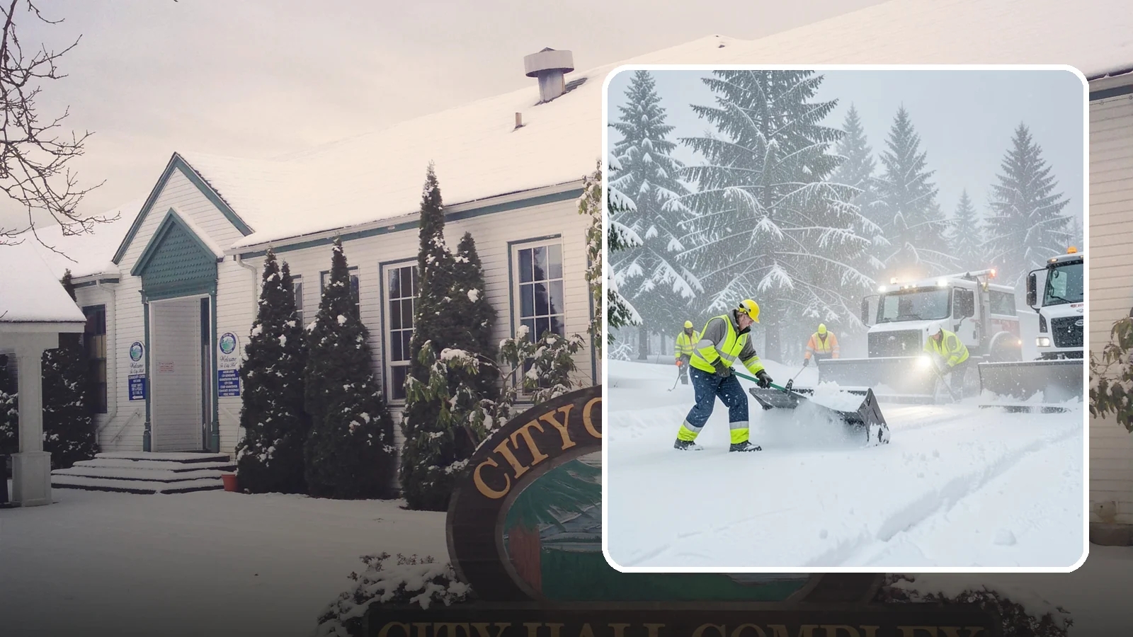 Snow Squall Response in Pacific, King County, WA - We respond to sudden, intense snow squalls that drop visibility and dump quick accumulation across your property.