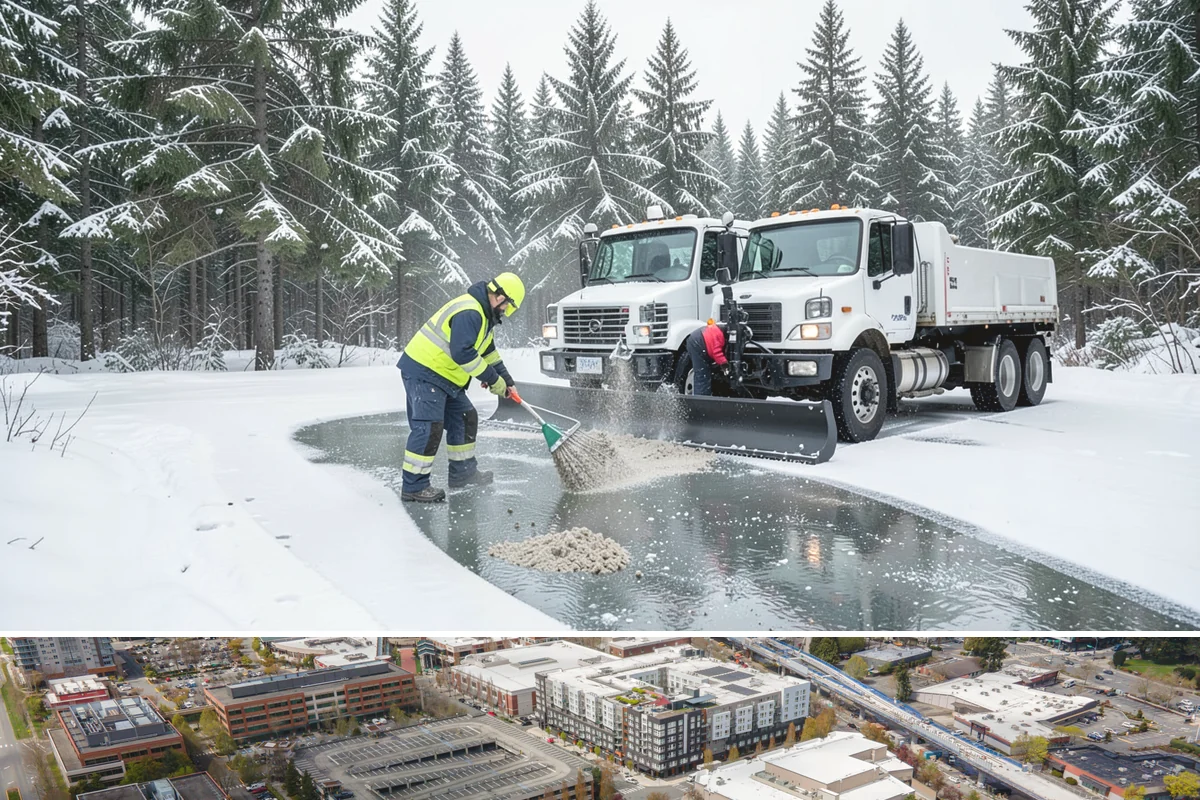 Snow Squall Response in Redmond, King County, WA - Snow squall response is most active from December through February when unstable post-frontal air drives Puget Sound...