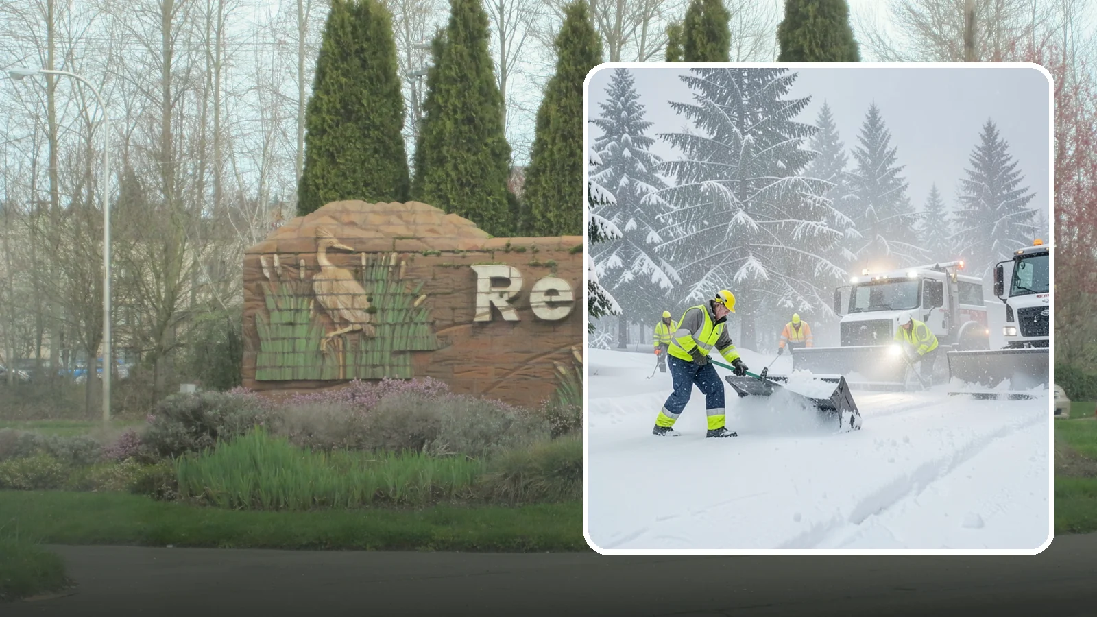 Snow Squall Response in Renton, King County, WA - We respond to sudden, intense snow squalls that drop visibility and dump quick accumulation across your property.