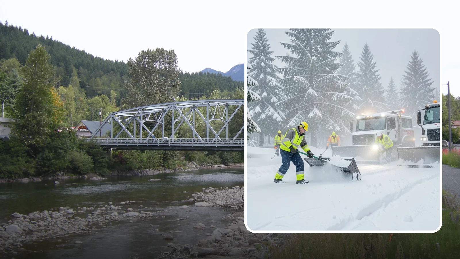 Snow Squall Response in Skykomish, King County, WA - We respond to sudden, intense snow squalls that drop visibility and dump quick accumulation across your property.