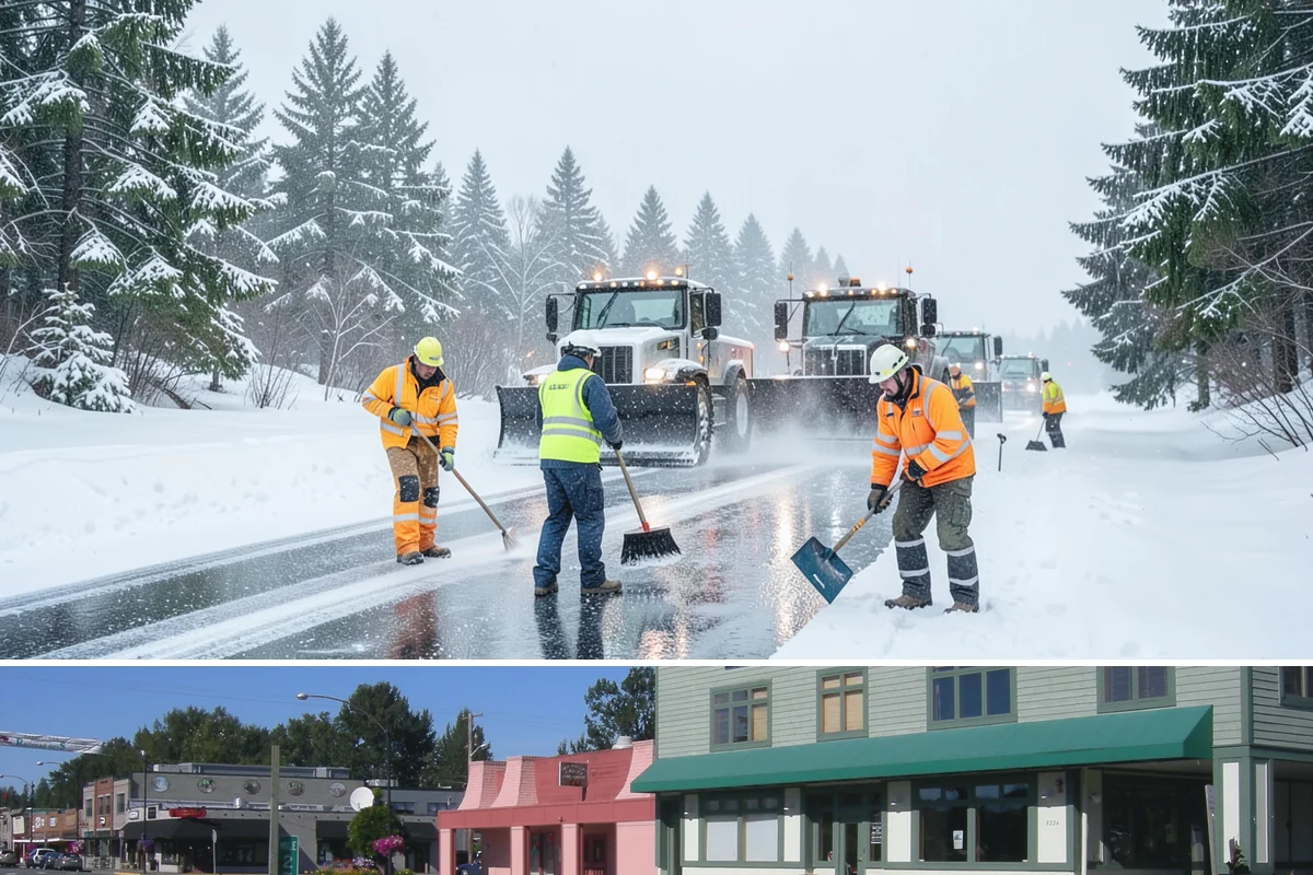 Snow Squall Response in Snoqualmie, King County, WA - Snow squall response is most active from December through February when unstable post-frontal air drives Puget Sound...