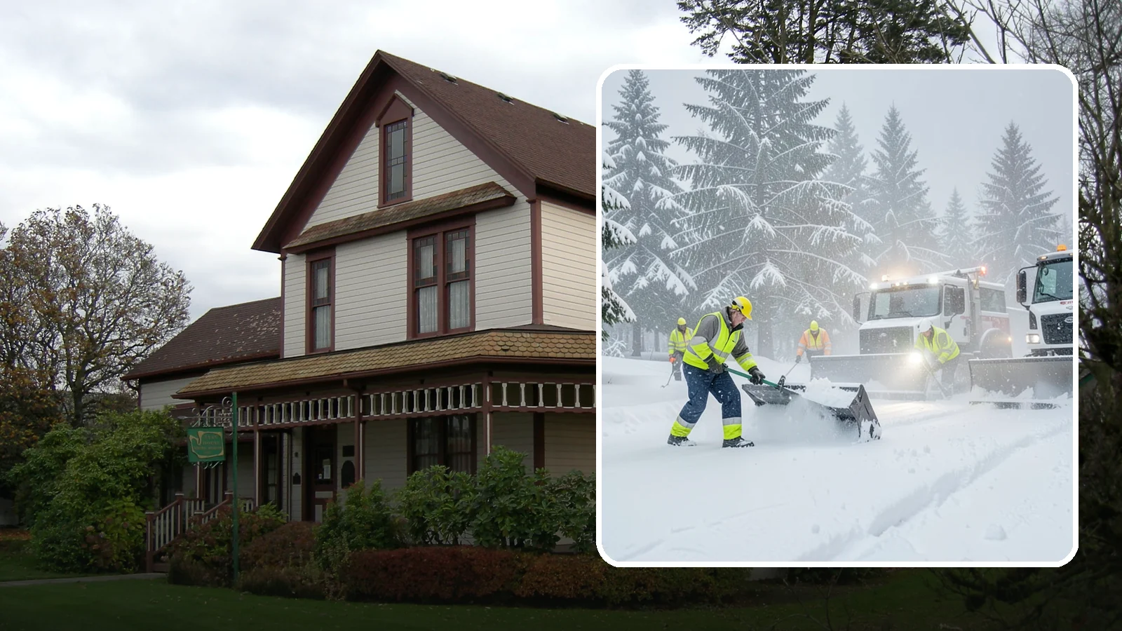 Snow Squall Response in Sumner, Pierce County, WA - We respond to sudden, intense snow squalls that drop visibility and dump quick accumulation across your property.