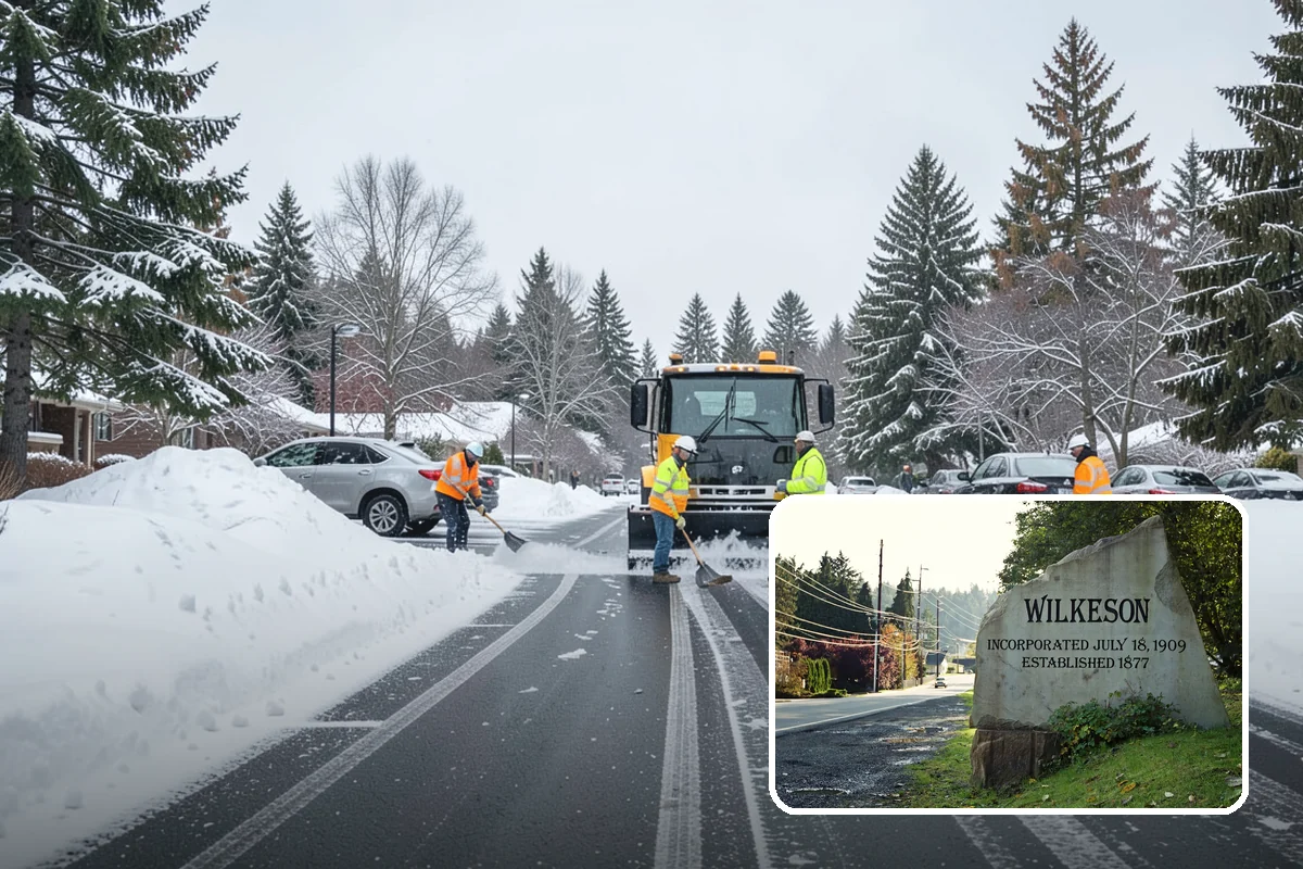 Snow Squall Response in Wilkeson, Pierce County, WA - Standby readiness during convergence-zone squall alerts specific to our region