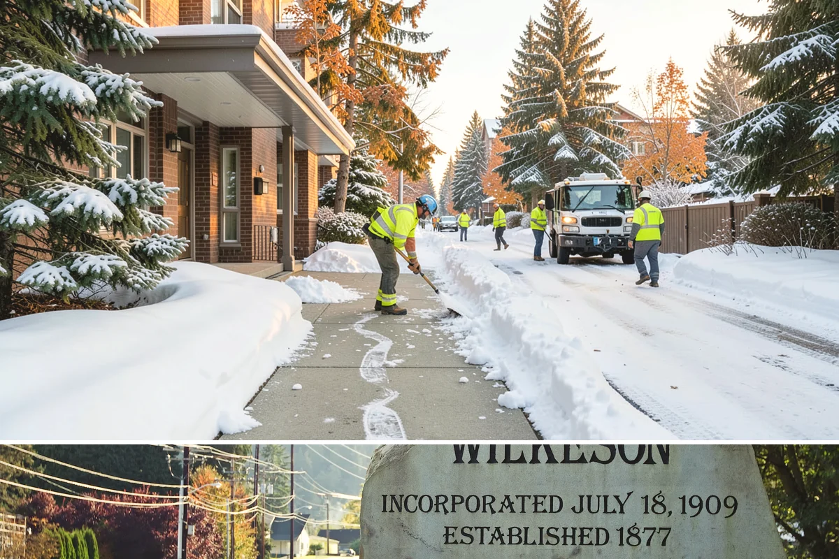 Snow Squall Response in Wilkeson, Pierce County, WA - Snow squall response is most active from December through February when unstable post-frontal air drives Puget Sound...