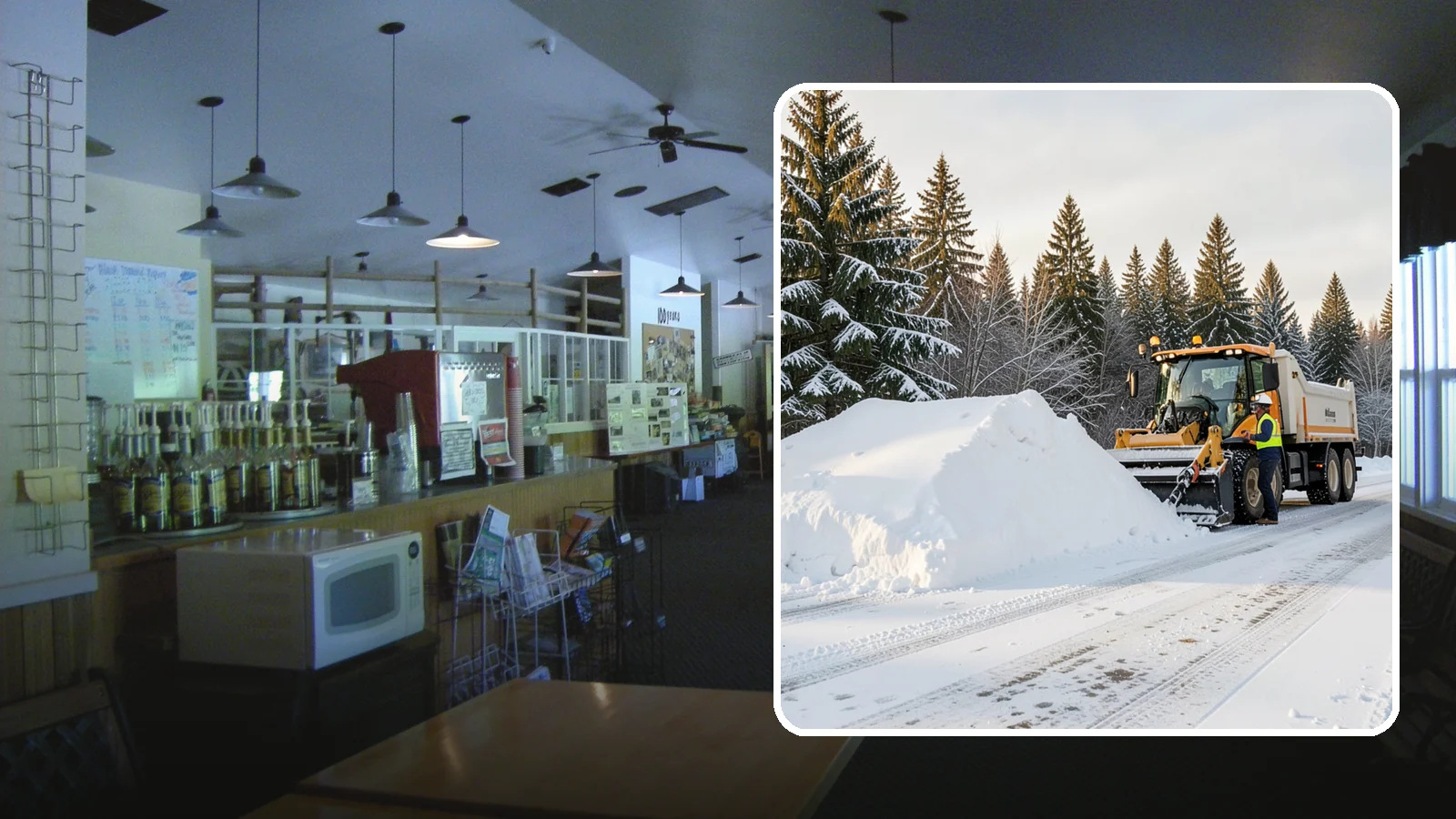 Snow Stacking in Black Diamond, King County, WA - We stack plowed snow into organized piles that maximize usable space and drain cleanly.