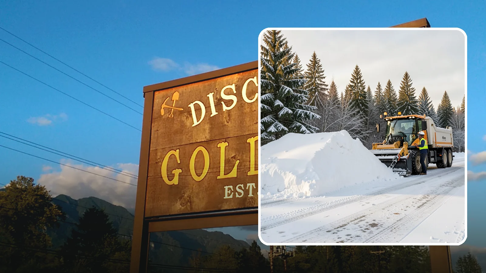 Snow Stacking in Gold Bar, Snohomish County, WA - We stack plowed snow into organized piles that maximize usable space and drain cleanly.