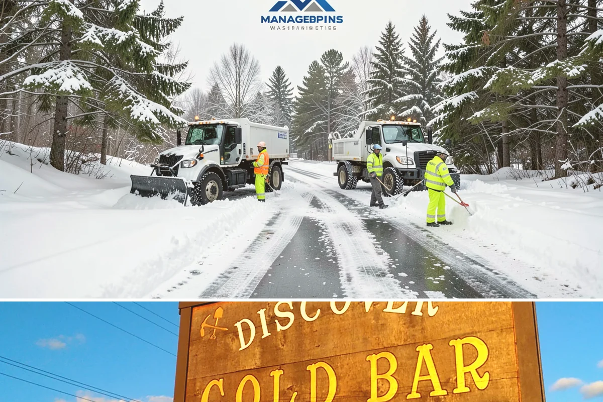 Snow Stacking in Gold Bar, Snohomish County, WA - Snow stacking matters throughout the plowing season as each storm adds to the piles that must stay organized and out of the way.