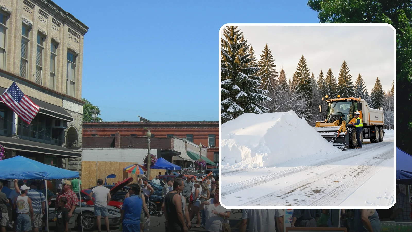 Snow Stacking in Snohomish, Snohomish County, WA - We stack plowed snow into organized piles that maximize usable space and drain cleanly.