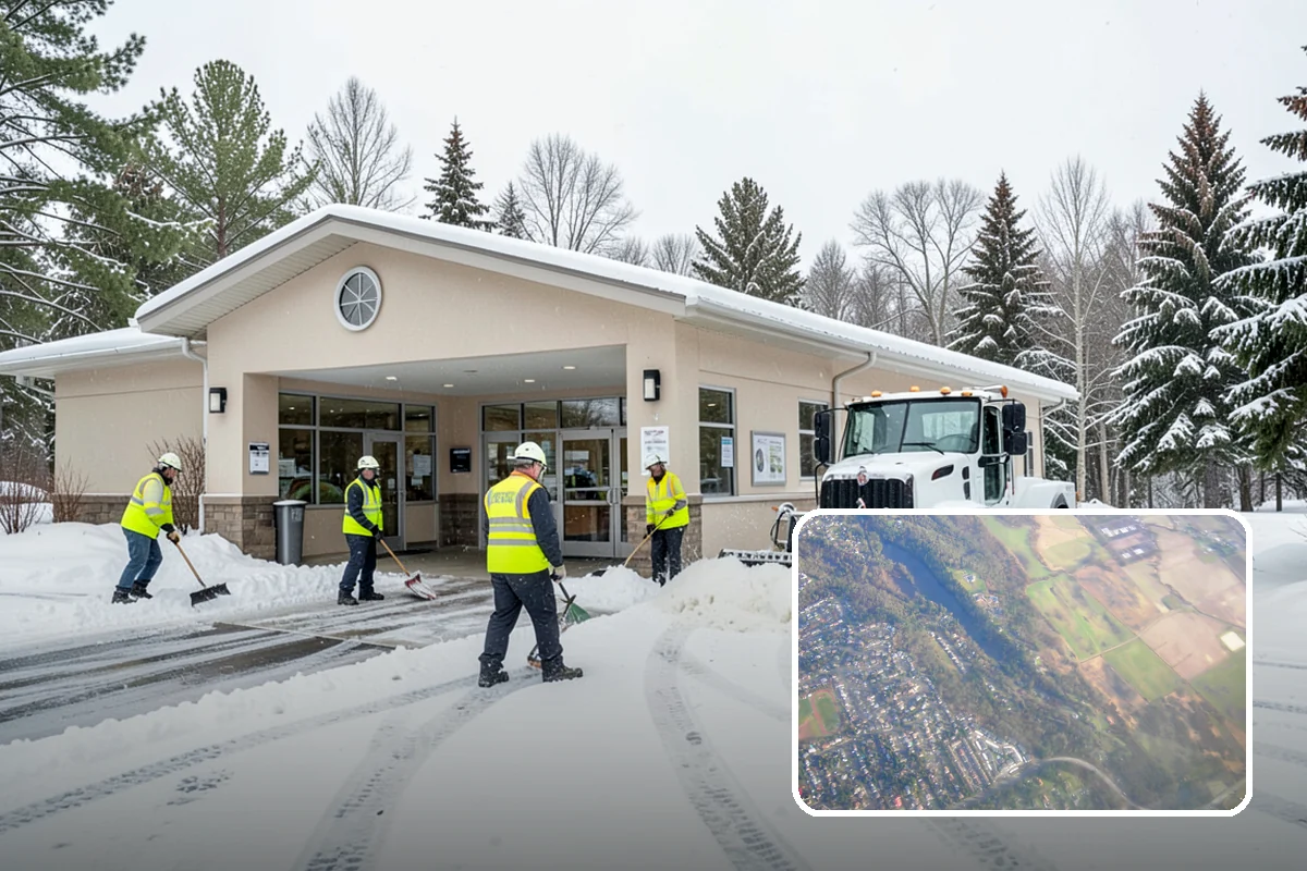 Snow Stake Installation in Algona, King County, WA - Provides objective accumulation readings for trigger-based contracts