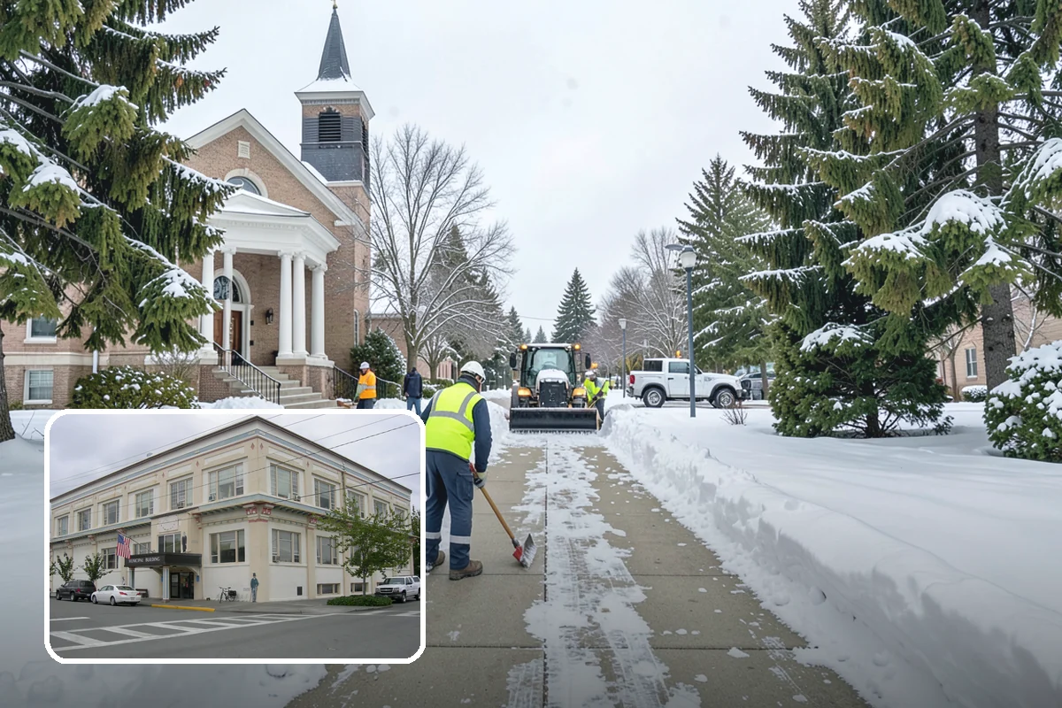 Snow Stake Installation in Anacortes, Skagit County, WA - Provides objective accumulation readings for trigger-based contracts