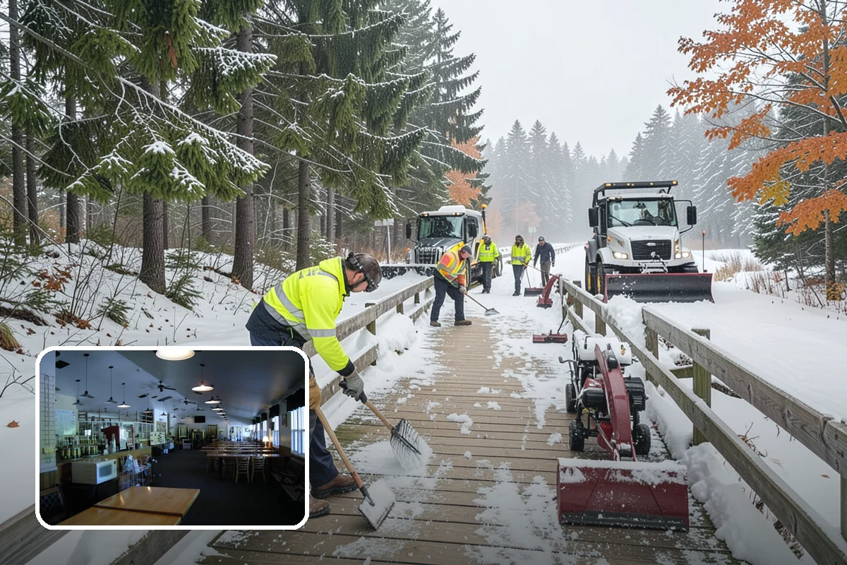 Snow Stake Installation in Black Diamond, King County, WA - Provides objective accumulation readings for trigger-based contracts