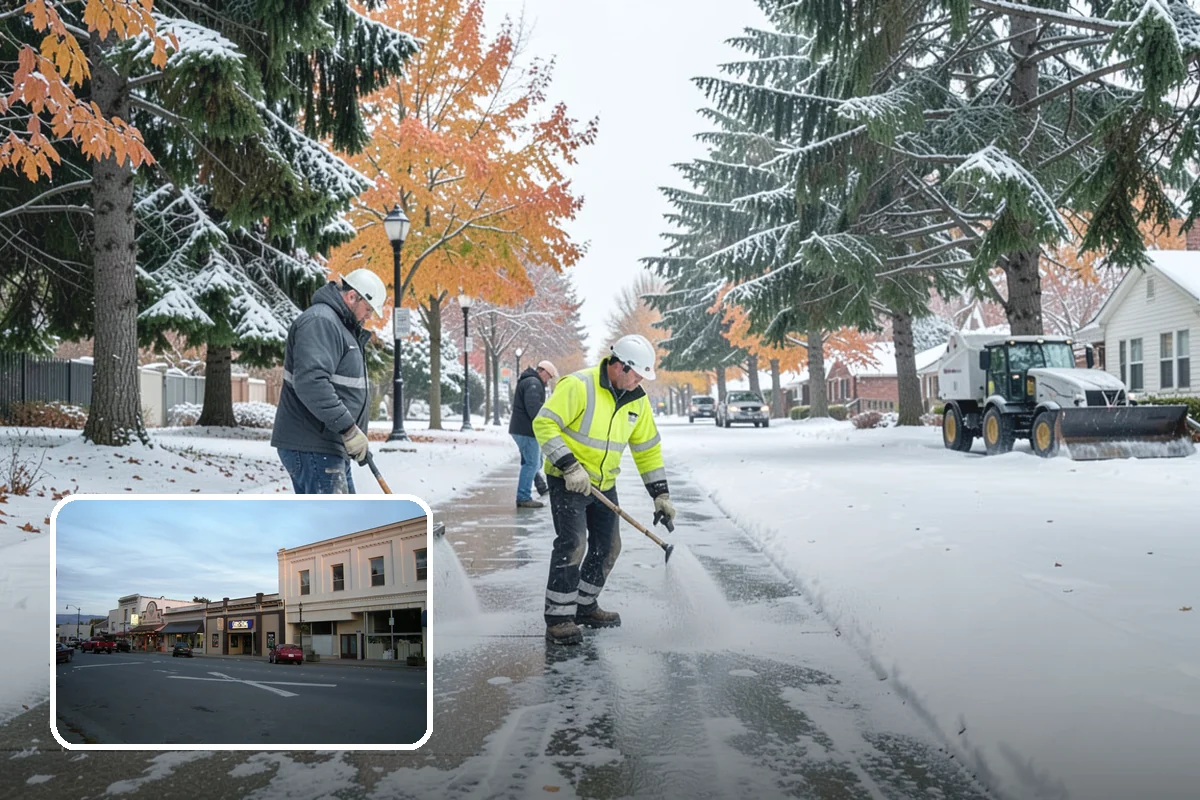 Snow Stake Installation in Burlington, Skagit County, WA - Provides objective accumulation readings for trigger-based contracts
