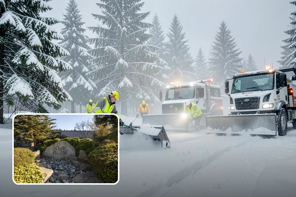 Snow Stake Installation in Clyde Hill, King County, WA - Provides objective accumulation readings for trigger-based contracts