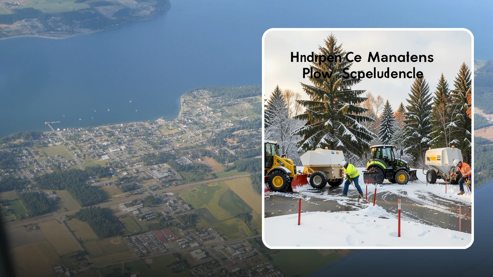 Snow Stake Installation in Coupeville, Island County, WA - We install measurement snow stakes so you and our crew can verify accumulation depth and trigger service at the right moment.