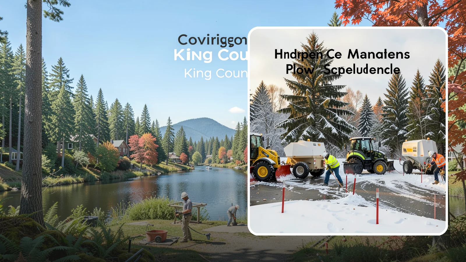 Snow Stake Installation in Covington, King County, WA - We install measurement snow stakes so you and our crew can verify accumulation depth and trigger service at the right moment.