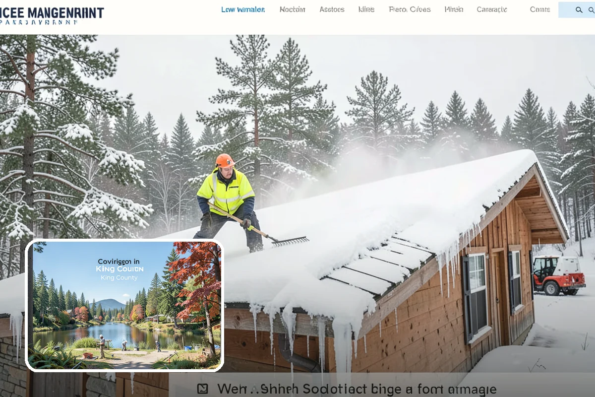Snow Stake Installation in Covington, King County, WA - Provides objective accumulation readings for trigger-based contracts