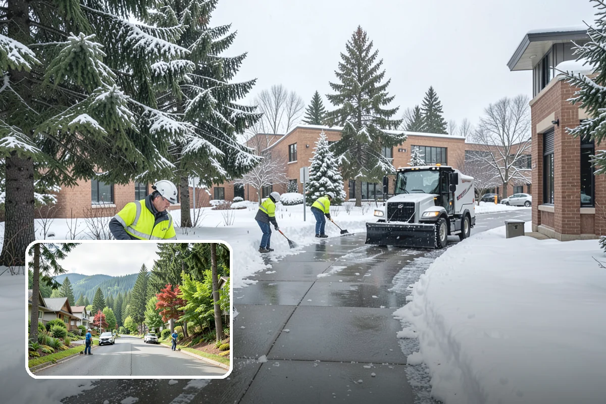 Snow Stake Installation in Darrington, Snohomish County, WA - Provides objective accumulation readings for trigger-based contracts