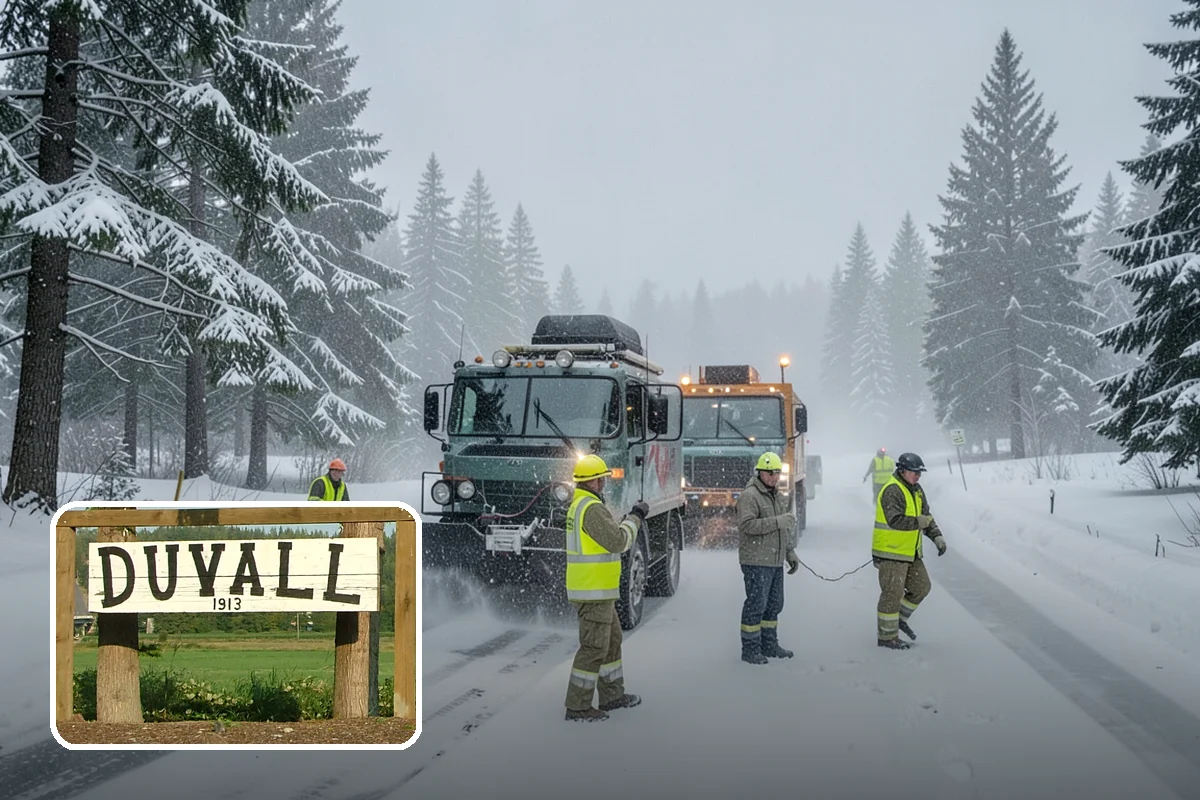 Snow Stake Installation in Duvall, King County, WA - Provides objective accumulation readings for trigger-based contracts