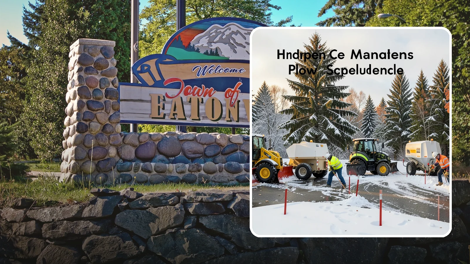 Snow Stake Installation in Eatonville, Pierce County, WA - We install measurement snow stakes so you and our crew can verify accumulation depth and trigger service at the right moment.