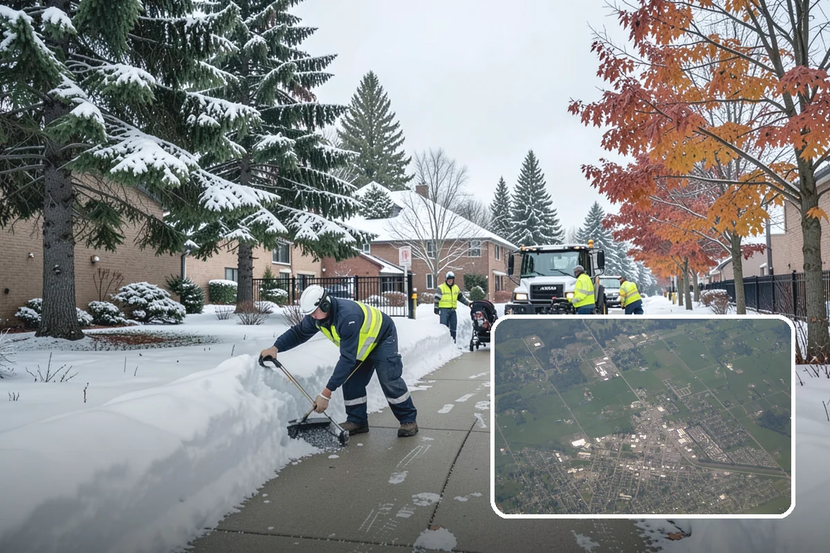 Snow Stake Installation in Enumclaw, King County, WA - Provides objective accumulation readings for trigger-based contracts