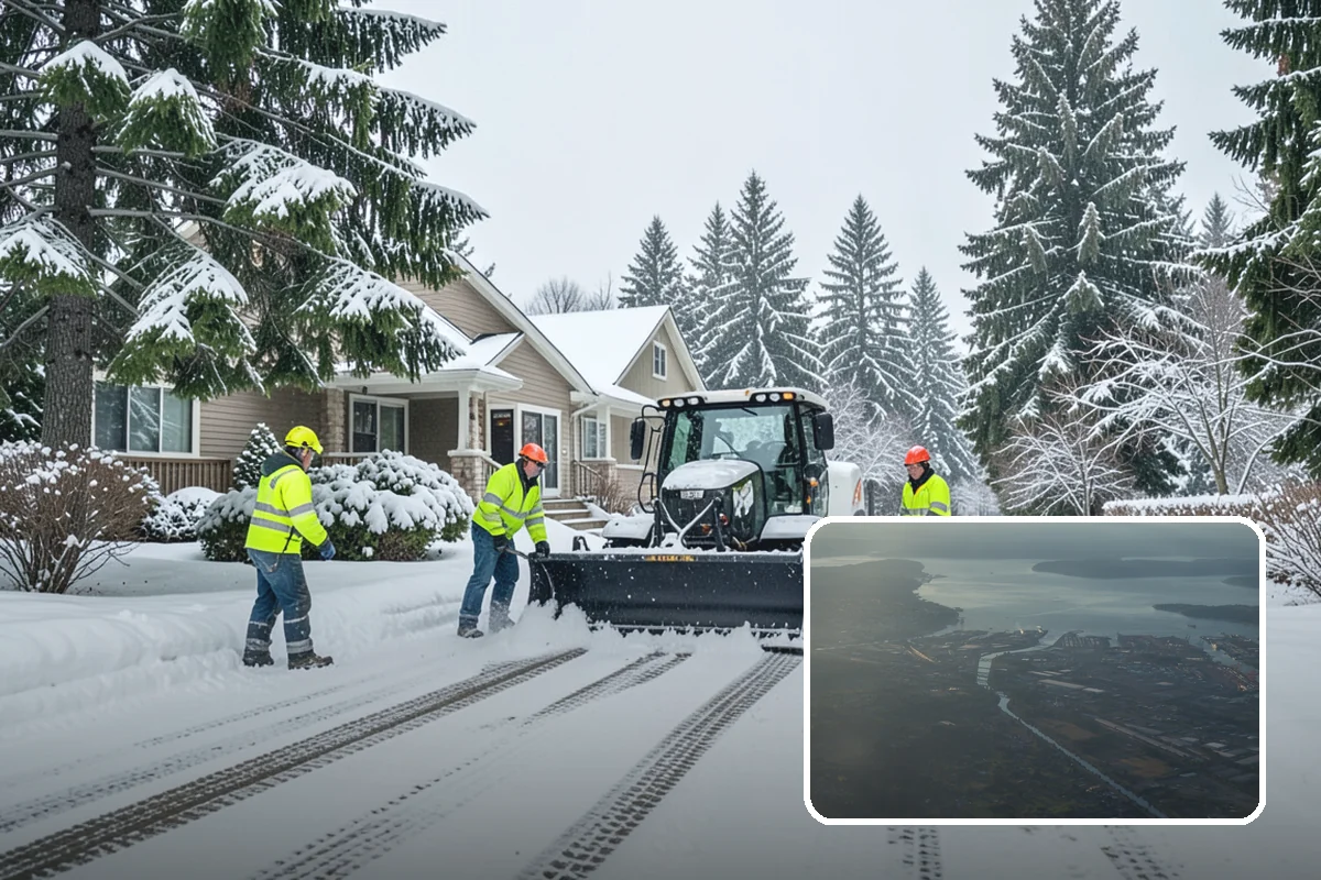 Snow Stake Installation in Fife, Pierce County, WA - Provides objective accumulation readings for trigger-based contracts