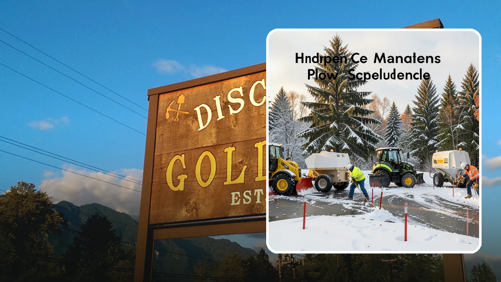 Snow Stake Installation in Gold Bar, Snohomish County, WA - We install measurement snow stakes so you and our crew can verify accumulation depth and trigger service at the right moment.