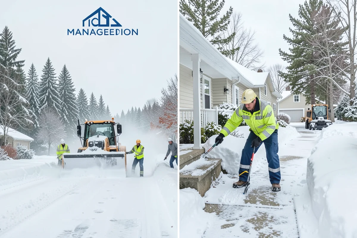Snow Stake Installation in Gold Bar, Snohomish County, WA - We choose representative open locations away from drifts and eaves