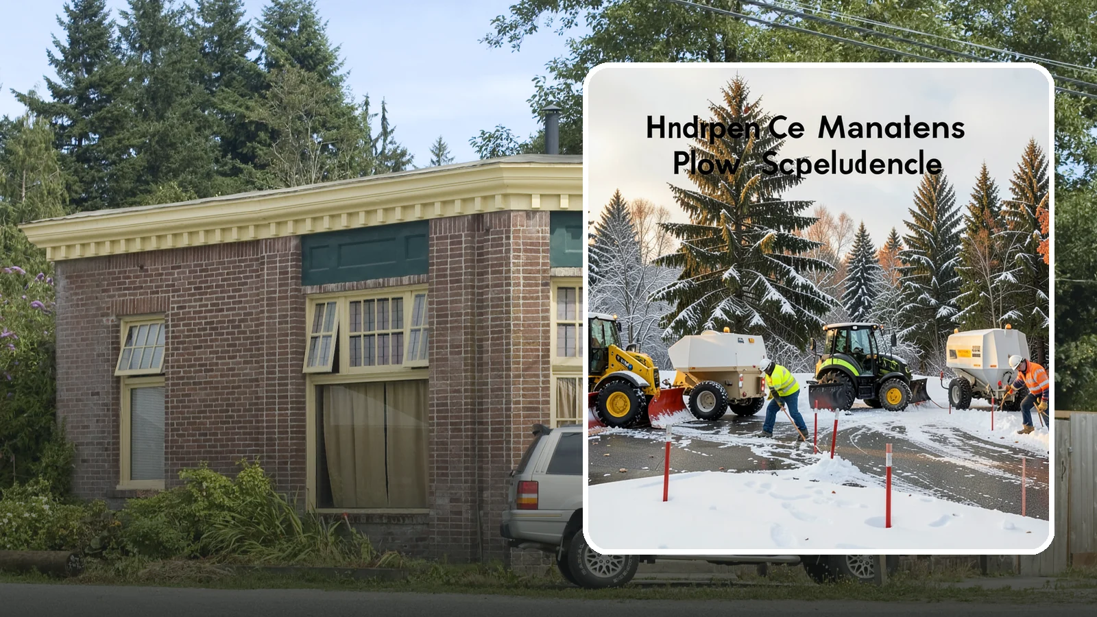 Snow Stake Installation in Hamilton, Skagit County, WA - We install measurement snow stakes so you and our crew can verify accumulation depth and trigger service at the right moment.