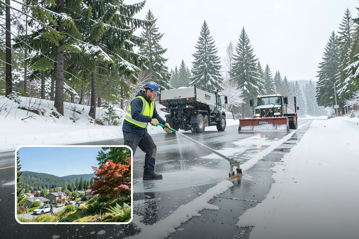 Snow Stake Installation in Index, Snohomish County, WA - Provides objective accumulation readings for trigger-based contracts
