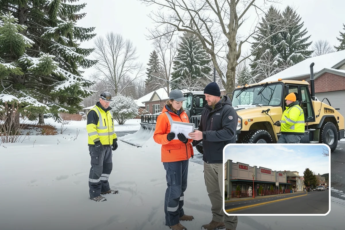 Snow Stake Installation in Issaquah, King County, WA - Provides objective accumulation readings for trigger-based contracts